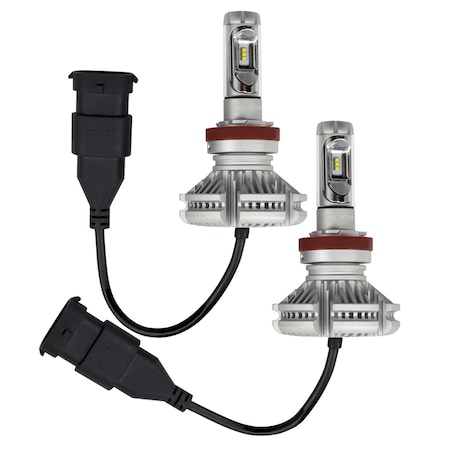 Heise H8 Replacement Led Headlight Kit, Pair HEH8LED